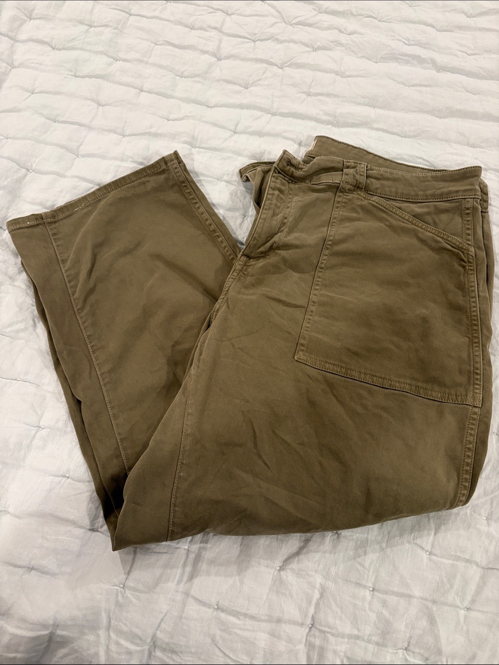 Madewell Curvy Straight Trousers